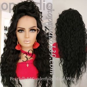 Human hair water wave HD lace front wig